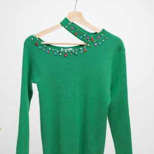 Blusa Tejida Verde