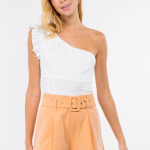 Body Blanco Asimétrico